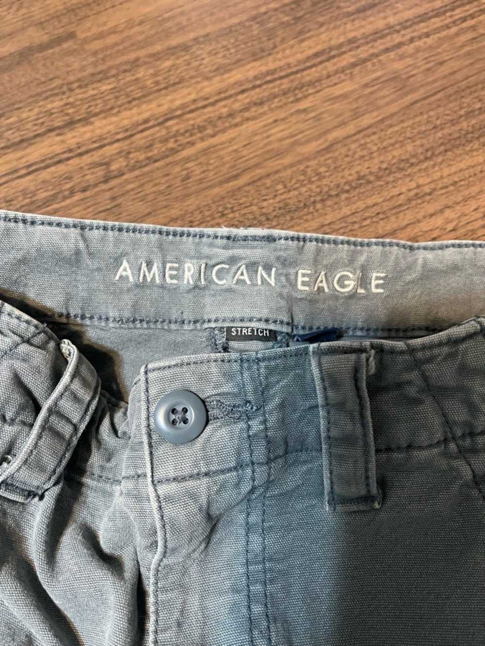 American Eagle Outfitters Straight Leg Cargo Jeans in Gray - Picture 4 of 9